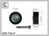 CAFFARO 176-37 Tensioner Pulley, v-ribbed belt